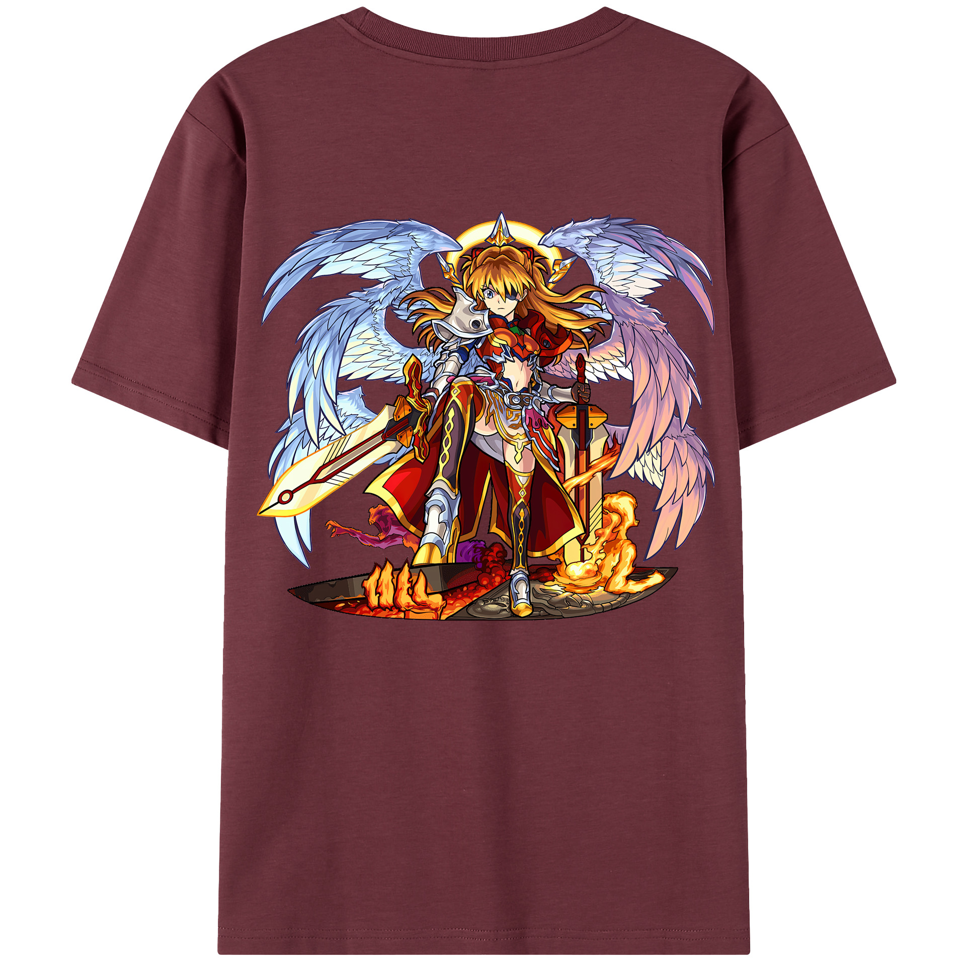（画像用） EVA 新世紀エヴァンゲリオン 綿100％半袖Tシャツ（背面プリント）